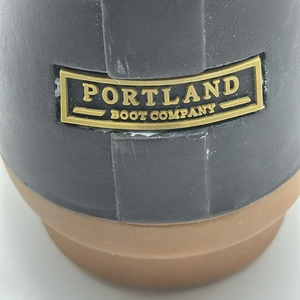 Portland Boot Company Brown Tan Duck Boots Size 10 WRB6419